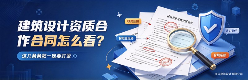 建筑设计资质合作合同怎么看？