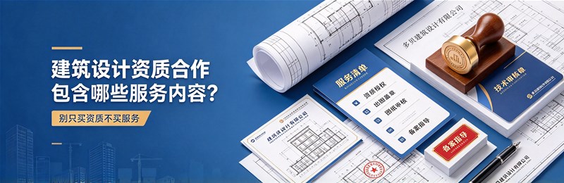 建筑设计资质合作包含哪些服务内容？