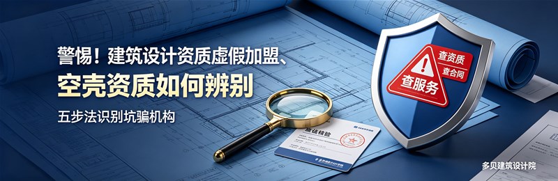 警惕！建筑设计资质虚假加盟、空壳资质如何辨别