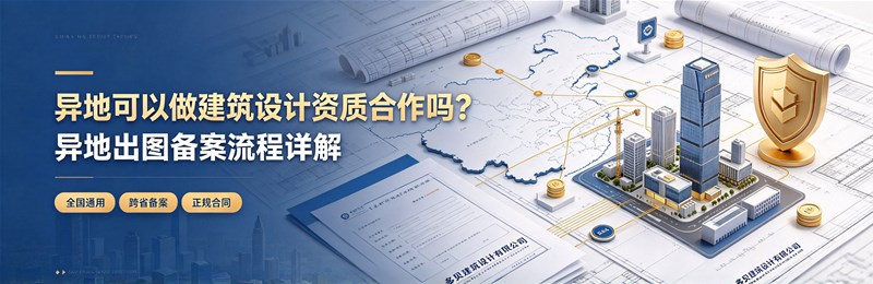 异地可以做建筑设计资质合作吗？